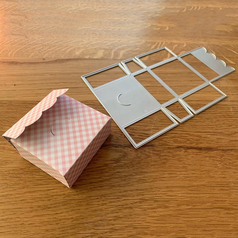 Новый 3D-коробка для резки металла, трафарет для скрапбукинга, тиснение, штамповка, альбом, карта, сделай сам