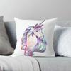Cartoon Rainbow Horse Print Pillowcase Interior Decoration Office Living Room Home Pillowcase