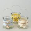 Glass Candle Holder for Tealight and Flowers