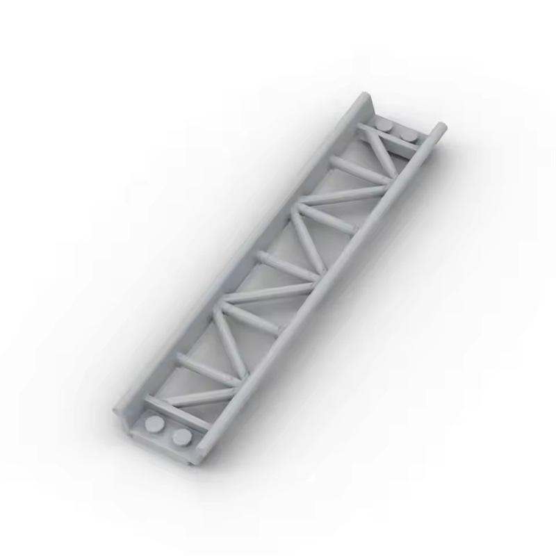 50g Building Blocks MOC 25059 Train Roller Coaster Long Straight Track 16L Small Particle Spare Parts