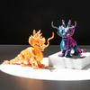 3D-печать Kirin Beast Китайский дракон Lucky Декоративное украшение 3D-печатные фигурки Игрушка Настольное украшение Кукла Ремесло Подарок