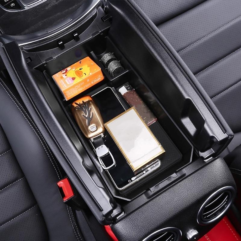 Suitable for Mercedes-Benz C-class coupe door armrest storage box Coupe C200 C260 storage box in the armrest box