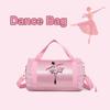 Сумки для балета и танцев, спортивный танцевальный детский рюкзак для девочек, детская сумка-бочка, костюмная одежда, обувь, платье, сумочка