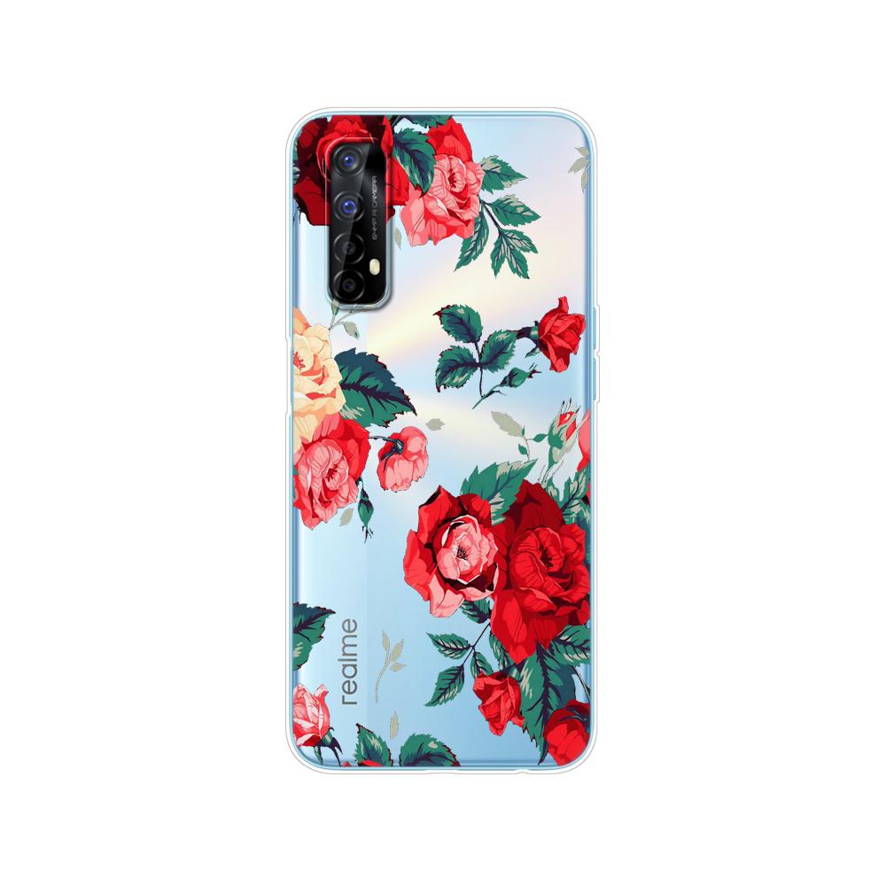 Чехол для Realme 7 для OPPO Realme 7 Pro, противоударный мягкий силиконовый чехол из ТПУ для задней панели телефона Realme7 7Pro, чехол-бампер, чехол