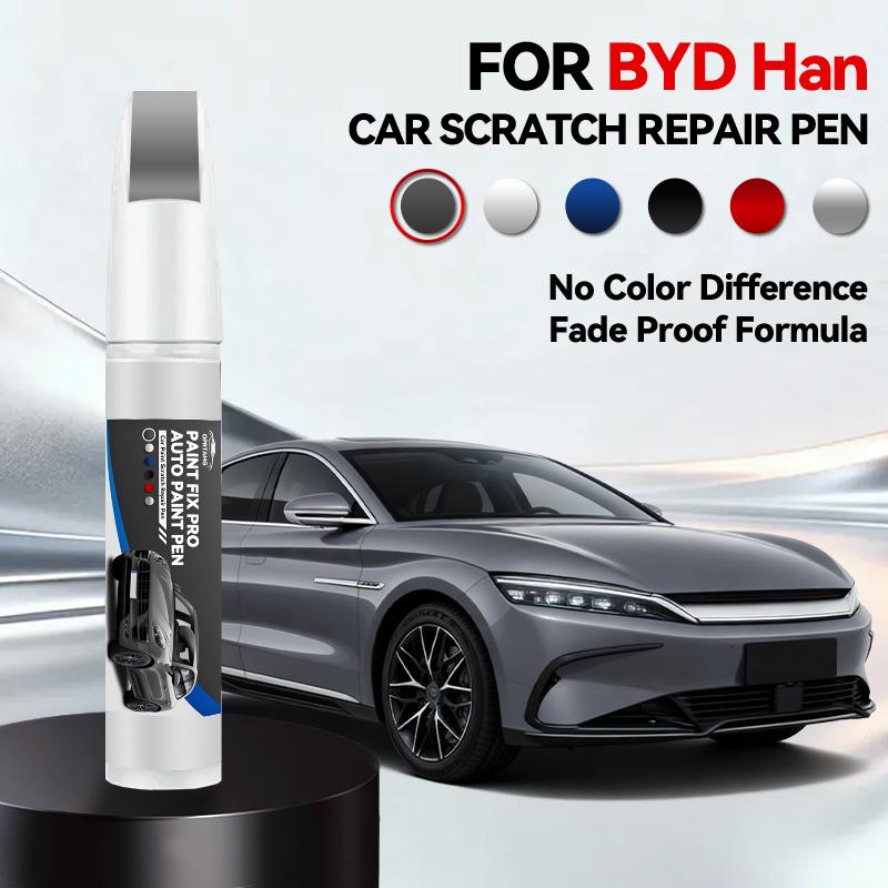 Для BYD Han Краска для подкраски царапин Кисточка для ремонта Автоаксессуары Сделай сам Черный Белый