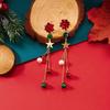 Cross-border Christmas Cartoon Earrings: Cute Snowflake, Snowman, and Cookie Designs for Women
