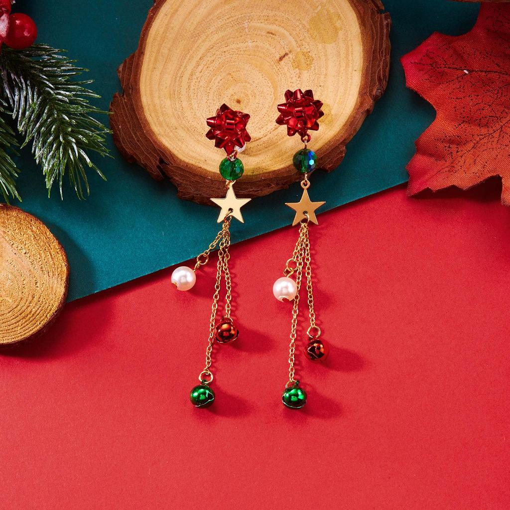 Cross-border Christmas Cartoon Earrings: Cute Snowflake, Snowman, and Cookie Designs for Women