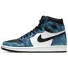 Air 1 Retro High OG Tie-Dye Women Sneakers Green White Black CD0461-100