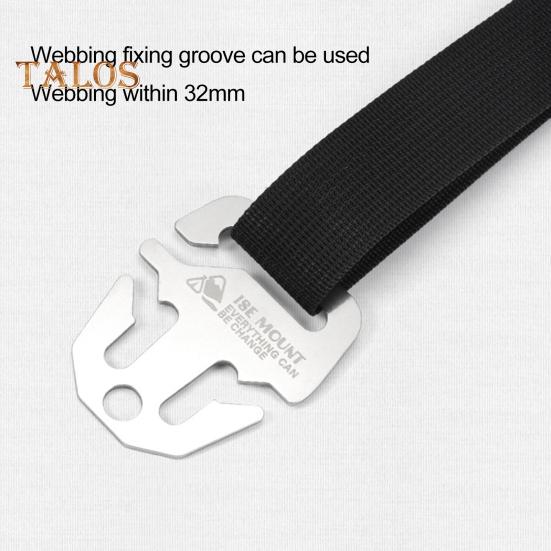 Пряжка для крепления навеса из нержавеющей стали, портативная, легкая, прочная, ветрозащитная, металлическая, для кемпинга и пешего туризма