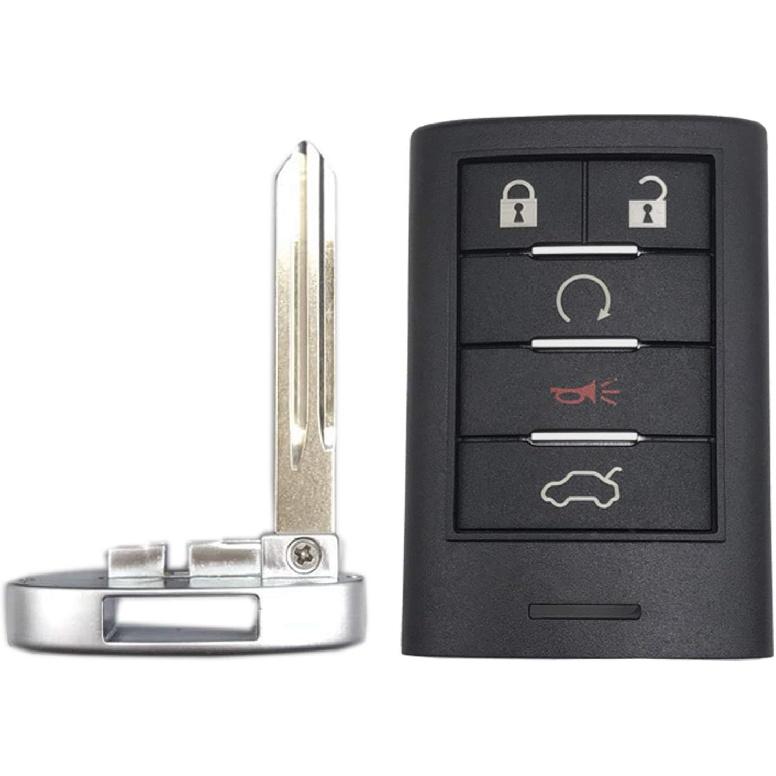 Умный чехол-брелок для ключа, подходит для Cadillac STS CTS 2008 2009 2010 2011 2012 2013, сменный корпус-крышка для бесключевого дистанционного ключа автомобиля