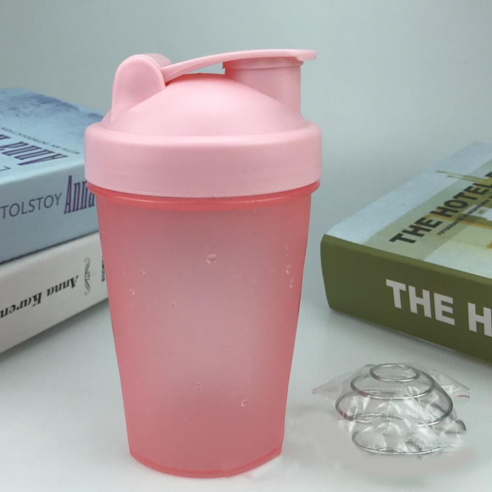 400ML Water Cup Sport Outdoor Bottle Cup Colorful Albumen Powder Stirring Cup Gift Kettle