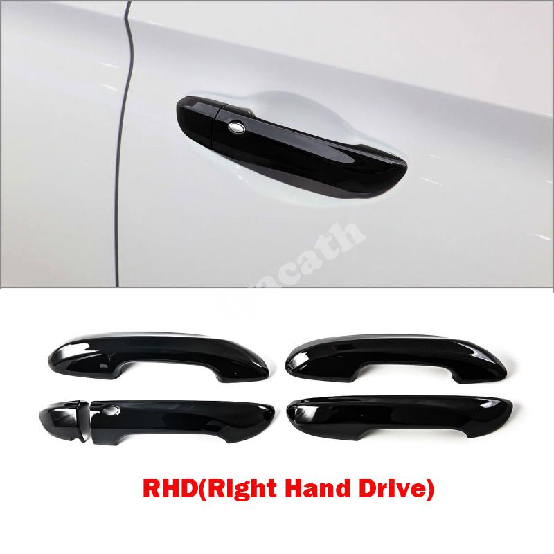 LHD RHD For MG3 Hybrid 2024 2025 ABS Carbon Fiber Black Car Door Handle Cover door bowl catch Protector Styling Auto Accessories