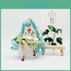 Hatsune Miku Pvc Model Ornament With Four Leaf Clover Style For Gift And Collectors Display