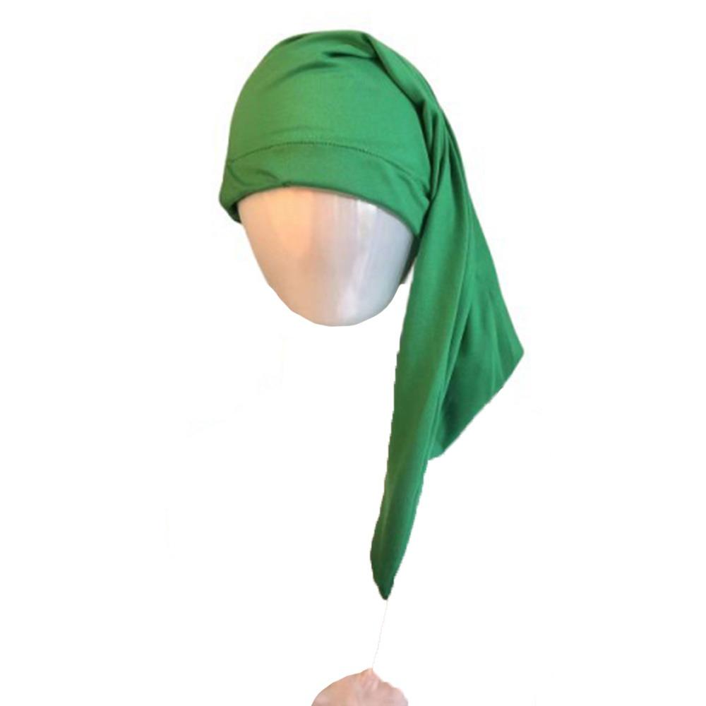 Elastic Sleepwear Hat with Pom Ball Stocking Santa Cap Night Sleeping Caps  Women Men