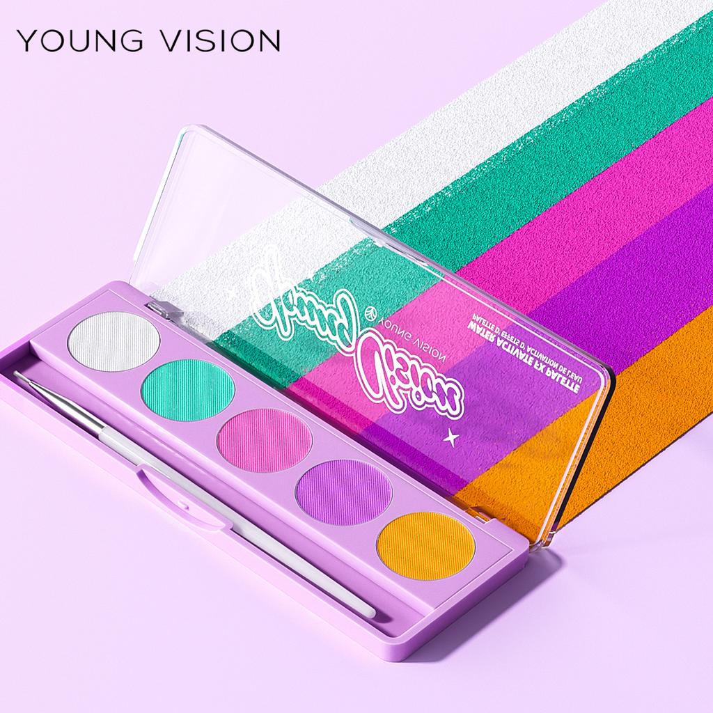 Флуоресцентная УФ-пластина для аквагрима лица, водорастворимая паста для аквагрима лица, сценический макияж