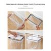Garbage Bag Holder, Portable Plastic Garbage Bag Organiser with Lid, Hanging Garbage Bag Holder, Cabinet Door Hanger