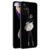 Ballet Girl Black Silicone Phone Case For Xiaomi Redmi Note 10 11 11S 12 13 4G 8 9 11T Pro 5G Plus 8T 9S 10S 12S