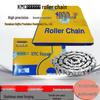 KMC40SS304 Stainless Steel Single Row Bush Roller Chain, 4-Point Industrial Transmission Chain