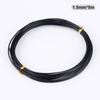 Garden Bonsai Shape Aluminum Wire (1.0mm, 1.5mm, 2.0mm, 3mm, 4mm, 5mm) Black Six Sizes for Garden and Plant Shapes