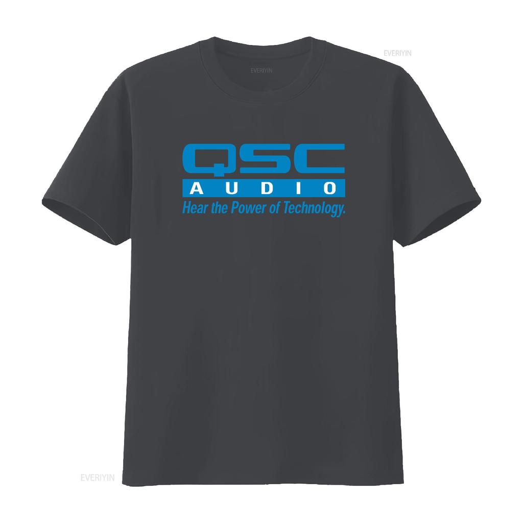New T Shirt Qsc Audio Acuity Brands Lighting Unisexs American Size Vintage Washed Soft Designer Clothes Graphic Breathable