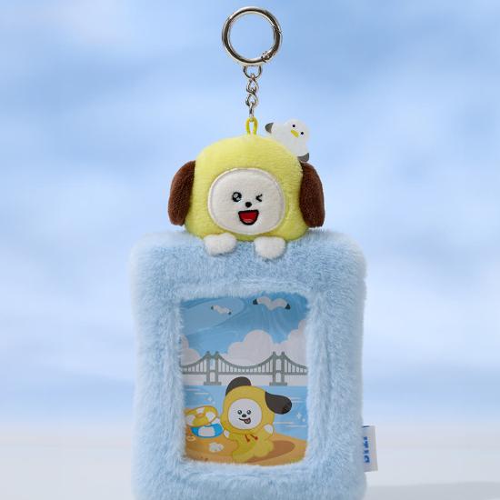 BT21 Плюшевый держатель для фотокарточек Брелок Busan Edition