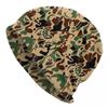 Bonnet Hats Corgi Camouflage Accessories Suprise Present Suit for All Season Beanie