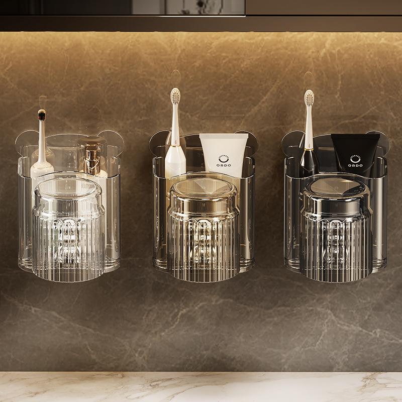 Зубная щетка Без сверления Полка Туалет Чашка для полоскания рта Чашка для полоскания рта Чашка для полоскания рта Настенный настенный