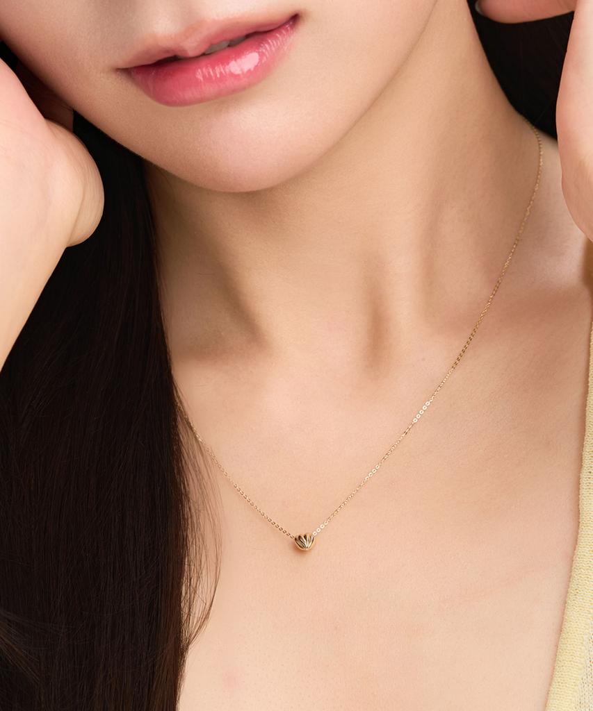 Lloyd Chocolat Heart 14K Gold Necklace Lnn25052G