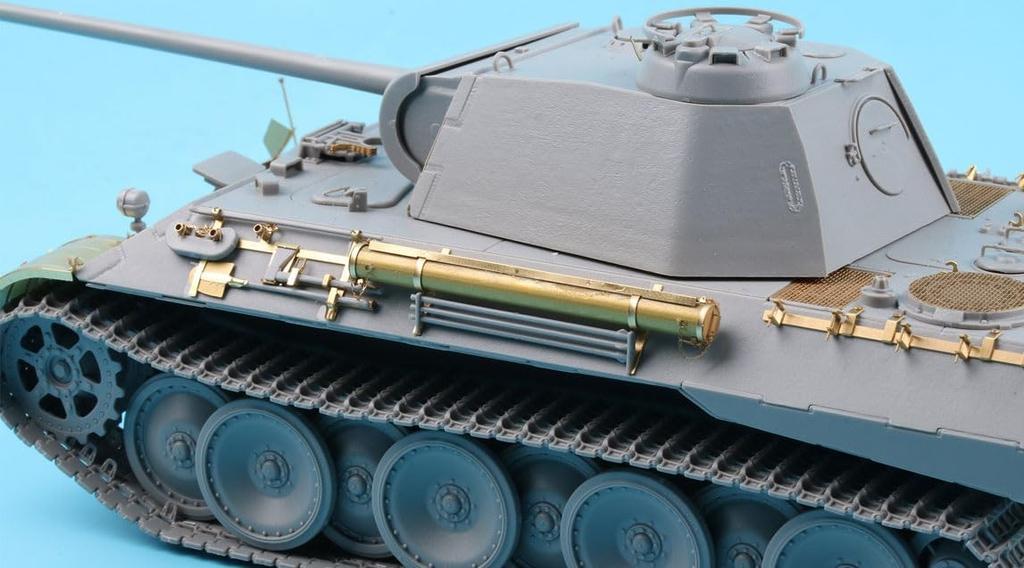 Tetra Model ME Series German Panther Tank with Side Skirts Plastic Model Parts ME3558 1/35 A-Type (for TAK)