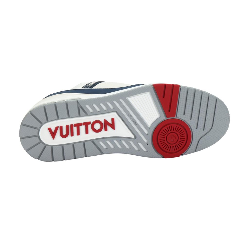 Louis Vuitton Кроссовки Paris Olympic Ограниченная серия Низкие Кеды для Скейтборда Унисекс Белый Синий 1AC026
