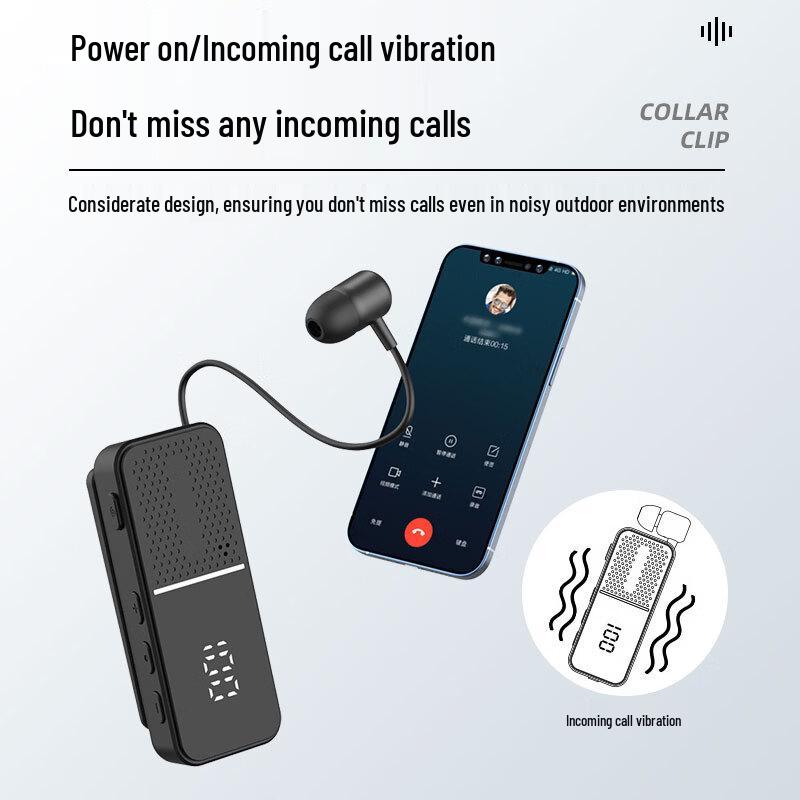 Wireless Clip-on Bluetooth Earphone