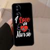 Nurse Medical Health Heart Case For Honor Magic 5 Pro 50 70 90 Lite Honor 8X 9X X9b X9a X8a X7a X6a X6 X7 X8 X9 Cover
