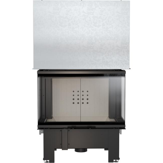 Умный стальной камин KRATKI NBC 800/400 10 кВт Ø 200 Подъемный MSK