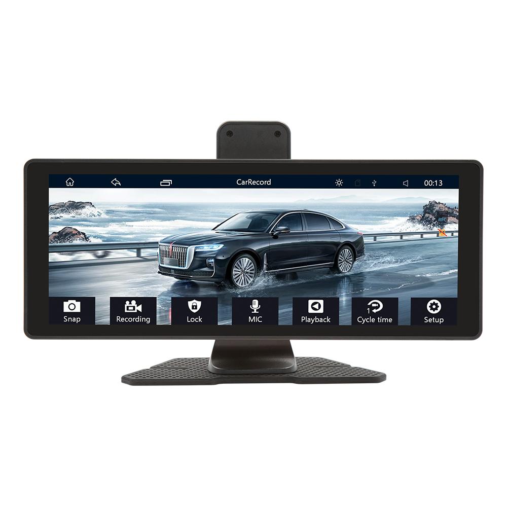 10,26 "беспроводной carplay автомобильный видеорегистратор беспроводной Android авто автомобильный плеер HD дисплей сенсорный экран BT FM передатчик автомобильный видеорегистратор