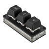 3 Key Mini Keypad Red Switch Hot Swappable Colorful Backlight DIY Custom Programmable USB One