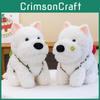 West White Highland Terrier Avocado Backpack Plush Toy Dog Doll Gift Kids