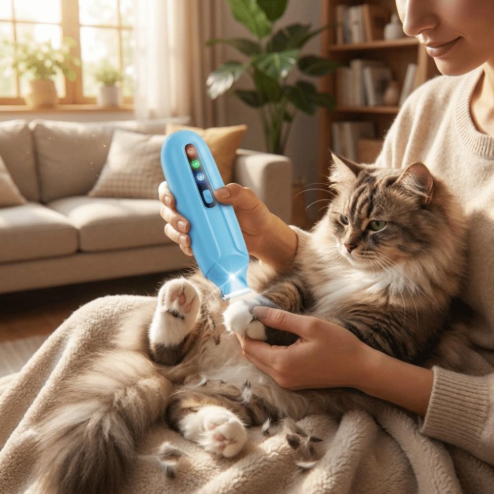 Low Noise Dog Paw Trimmer Rechargeable Cat Shaver Cordless Pet Foot Hair Trimmer Pet Grooming