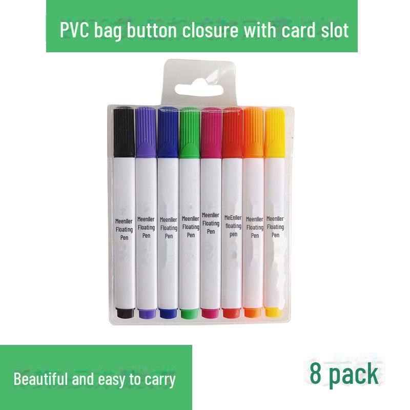 Детский набор цветных ручек Internet Star Magic Water Doodle, стираемые, забавные, 12 цветов для рисования на белой доске