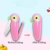 Cute Cartoon Ceramic Cutter  Folding Fruit Knife Kitchen Kids Auxiliary Knives Mini Portable Sharp Knife Peeler