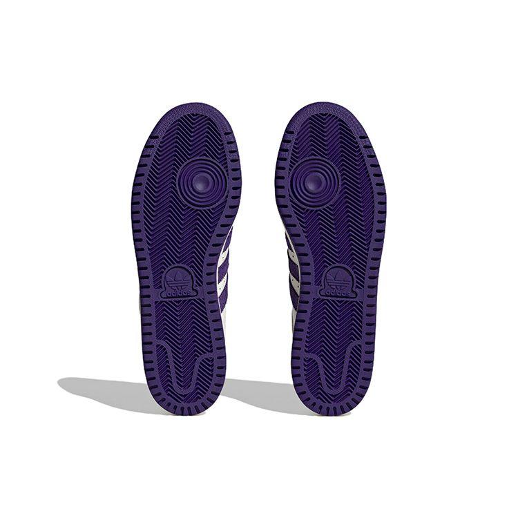 adidas Топ-10 низких мужских кроссовок Lakers Белые Молочно-белые Колледжский-пурпурный GY2516