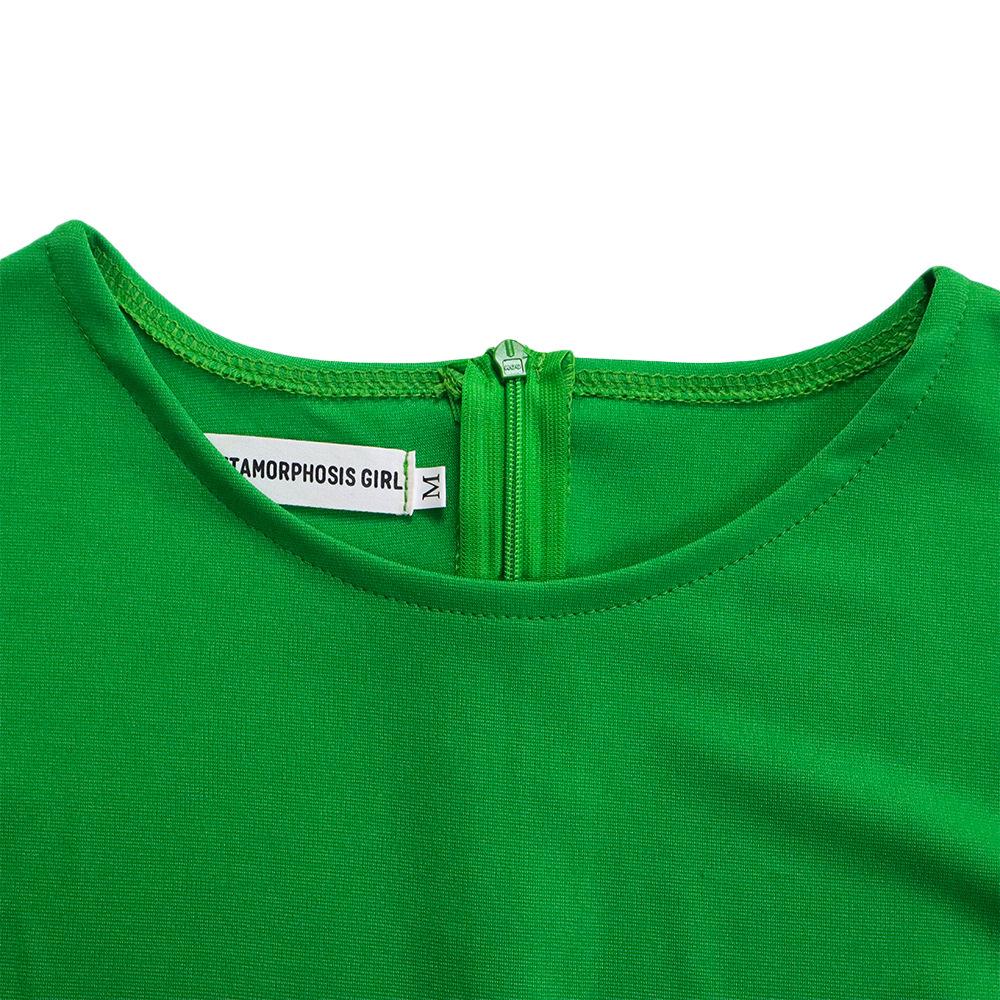 Женское модное однотонное плиссированное платье большого размера, элегантное цельное платье со средними рукавами и круглым воротником с брошью