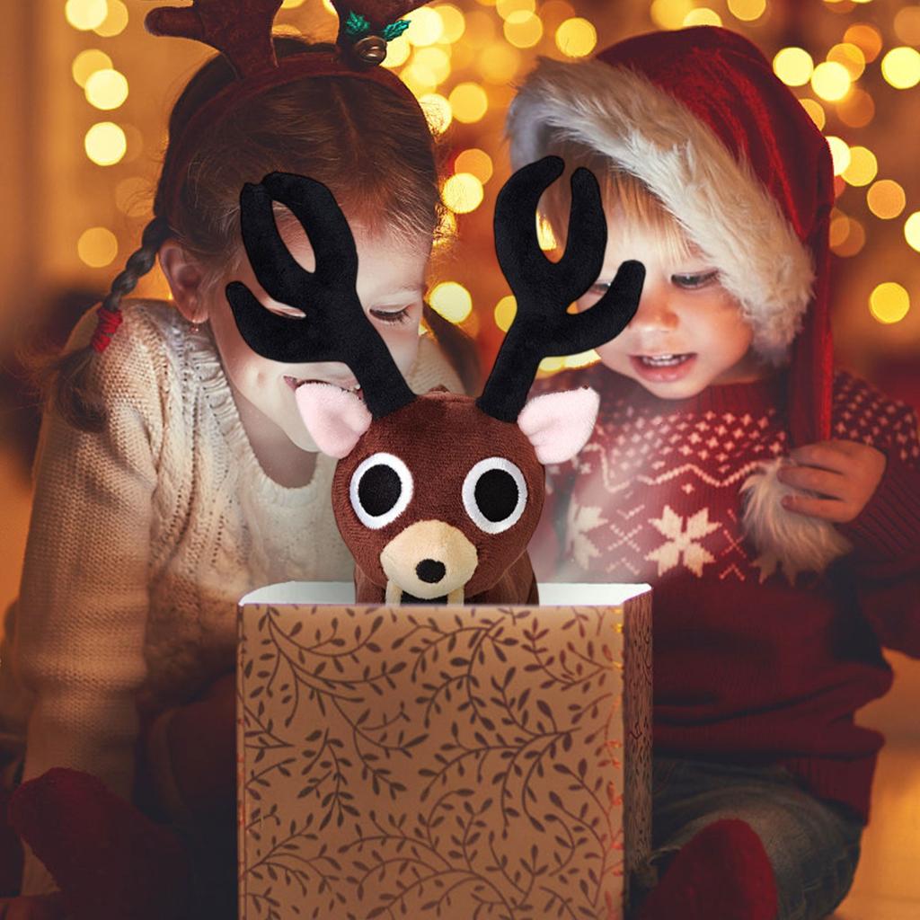 Horror Game Surrounding Elk Doll Prone Elk Plush Toy