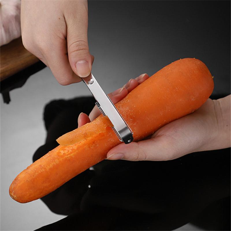 Измельчитель овощей из нержавеющей стали, многофункциональный нож для моркови, картофеля, фруктов, инструменты для ножей, терка для огурцов, кухонные гаджеты S