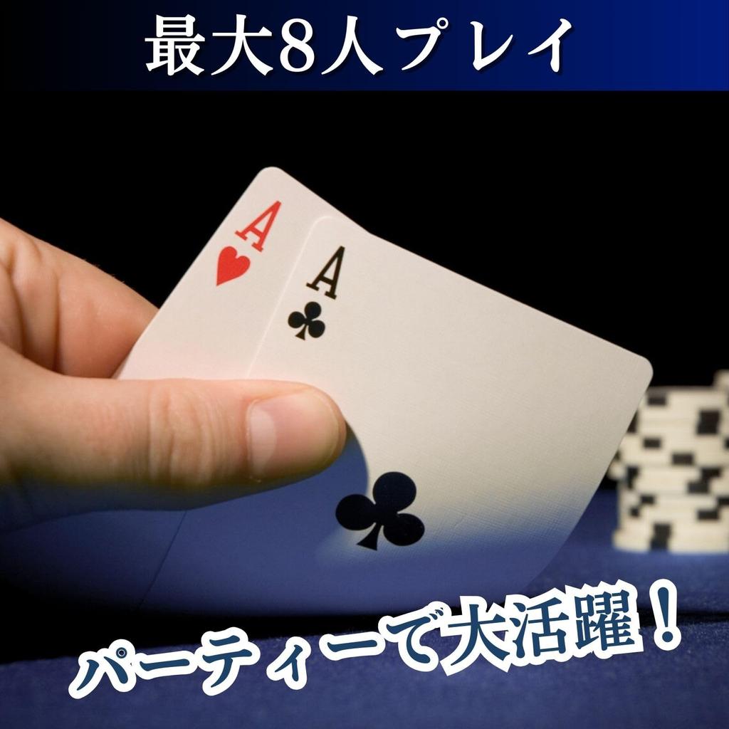 ЧАСО Покерный мат Казино Компактная карточная игра Техас с чехлом Синий Холдем