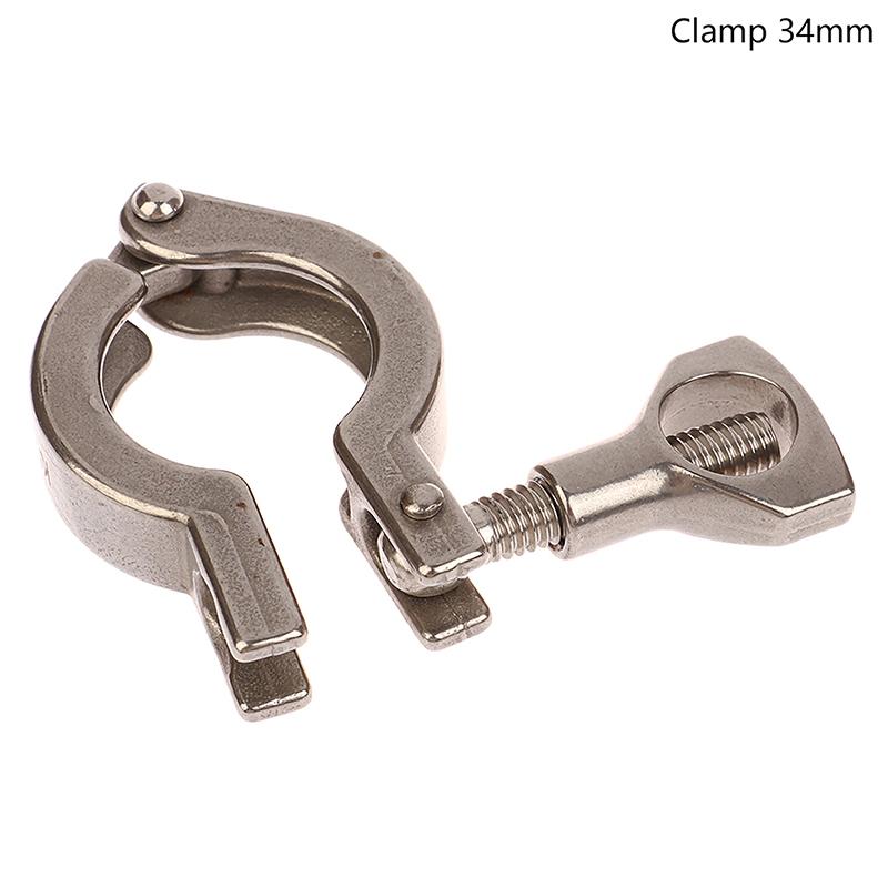 304 Precision Cast Sanitary Clamp Stainless Steel Quick Opening Pipe Clamp Quick Installation Clamp Set Quick Installation Clamp