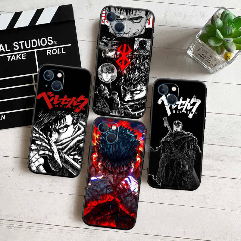 ED8 Berserk Guts Phone Case for Samsung A35 A25 A24 A15 A05S A05 M55 M35 M15 A06 A16 A02 A12 A13 A10 A20 A30 A22 A31 A32 A33 A41 A42 A50
