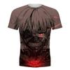 3D Printed Short Sleeved T-shirt Ghoul Men's Women's Summer Casual T-shirt Short Sleeved Shirt