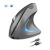Эргономичная мышь Эргономичная мышь Беспроводная Эргономичная Беспроводная Вертикальная мышь 2.4 G+BT5.1 Двухрежимное подключение 2400DPI Бесшумный дизайн