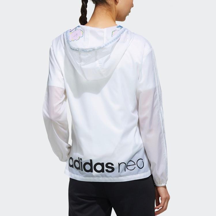 (WMNS) adidas neo Casual Sports Jacket White Women's EJ7090