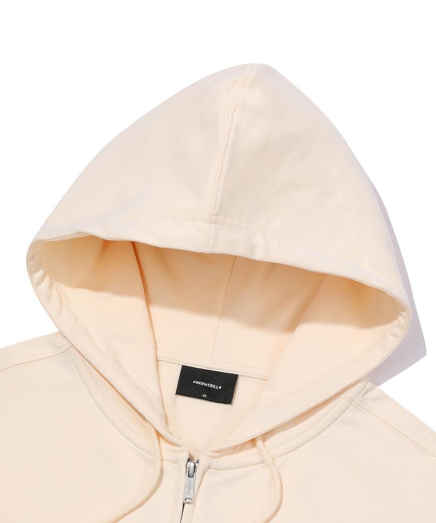 Женская укороченная толстовка на молнии Beentrill Newyork со звездой и хэштегом (Масло)